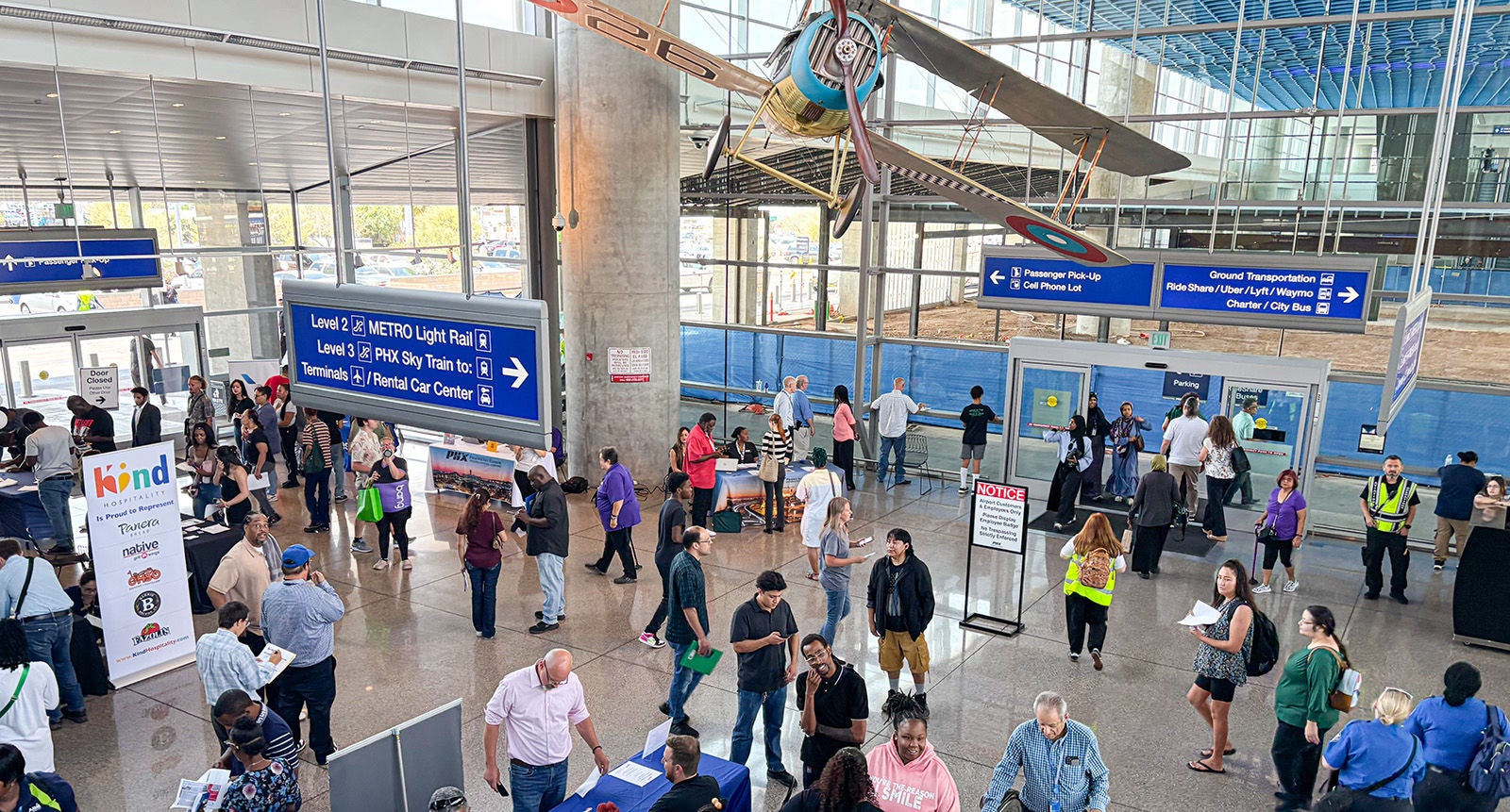 job fair at Sky Harbor International Airport