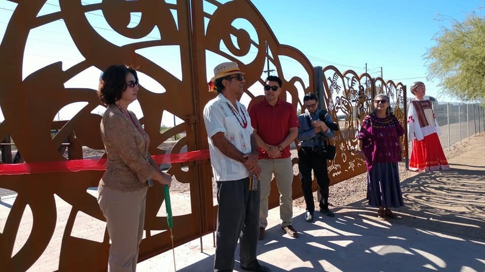 Celebration of the opening of Portal Gate at S'edav Va'aki Museum