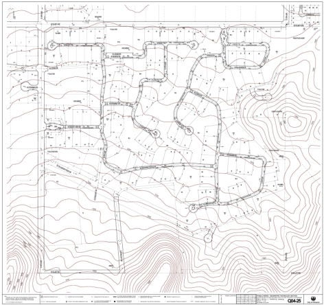 Topographic Quarter Seciton Map