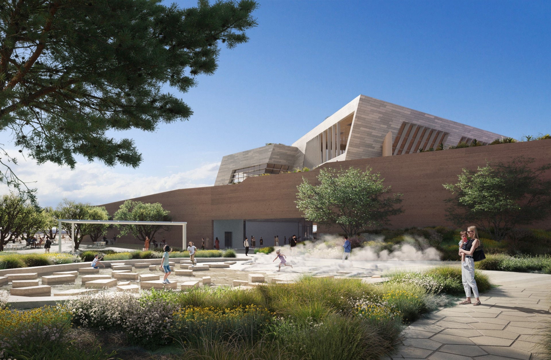 A rendering of the Resource Innovation Campus design, as created by architectural firm Krause