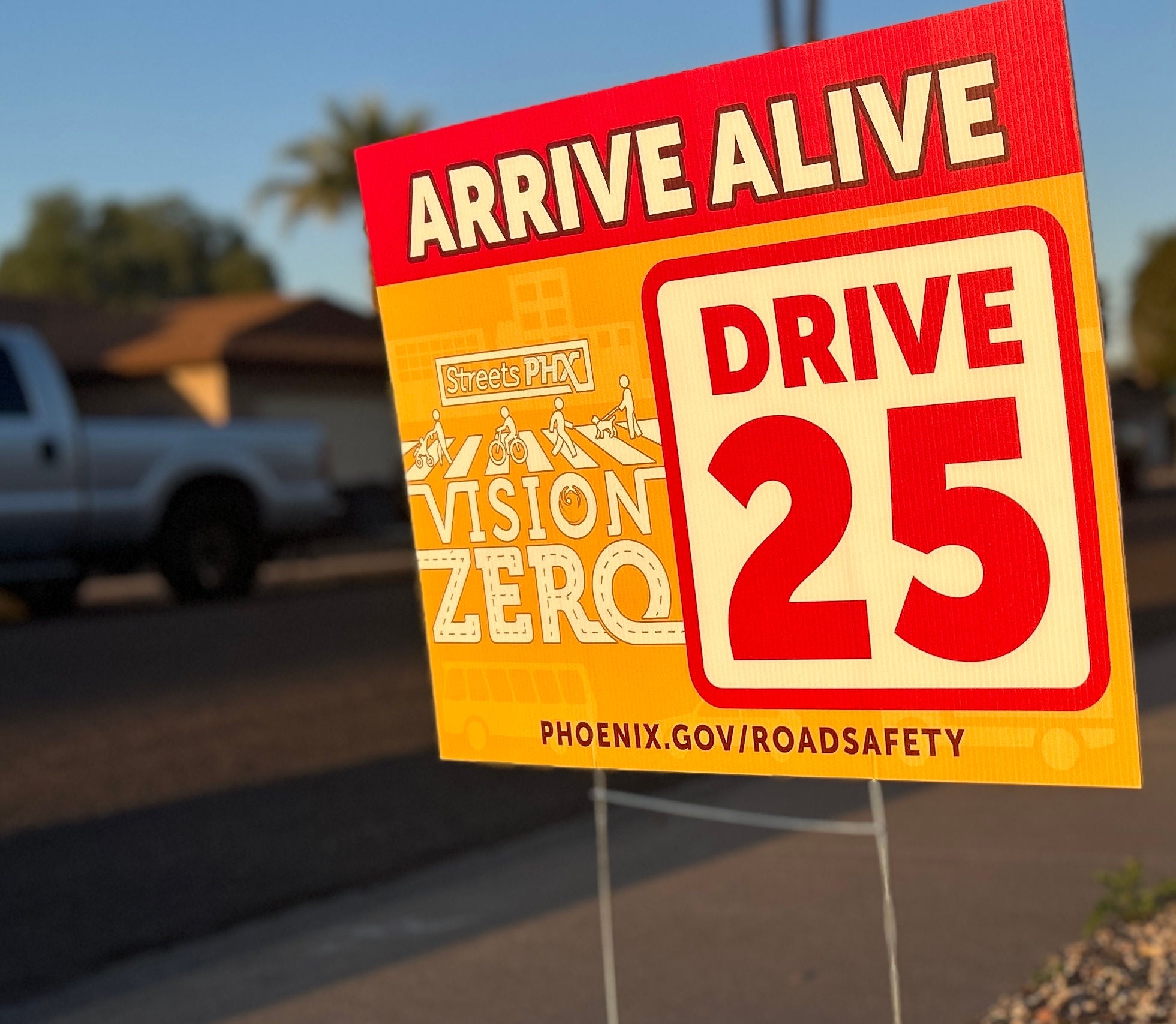 Vision Zero yard sign 