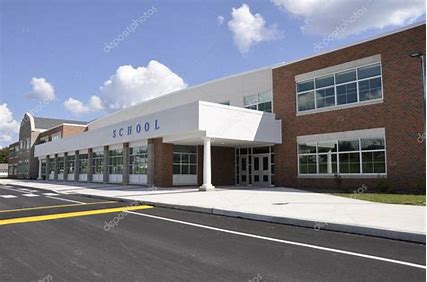 Exterior of school building