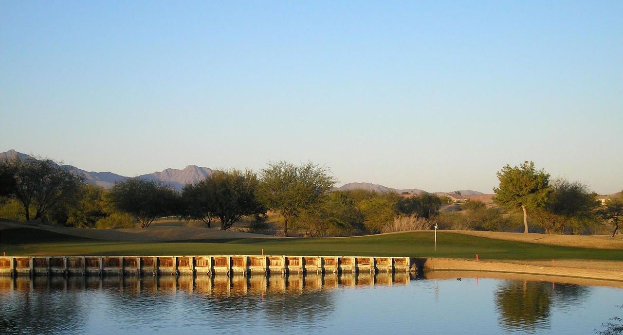 Photo of Aguila 9 Golf Course taken at sunset