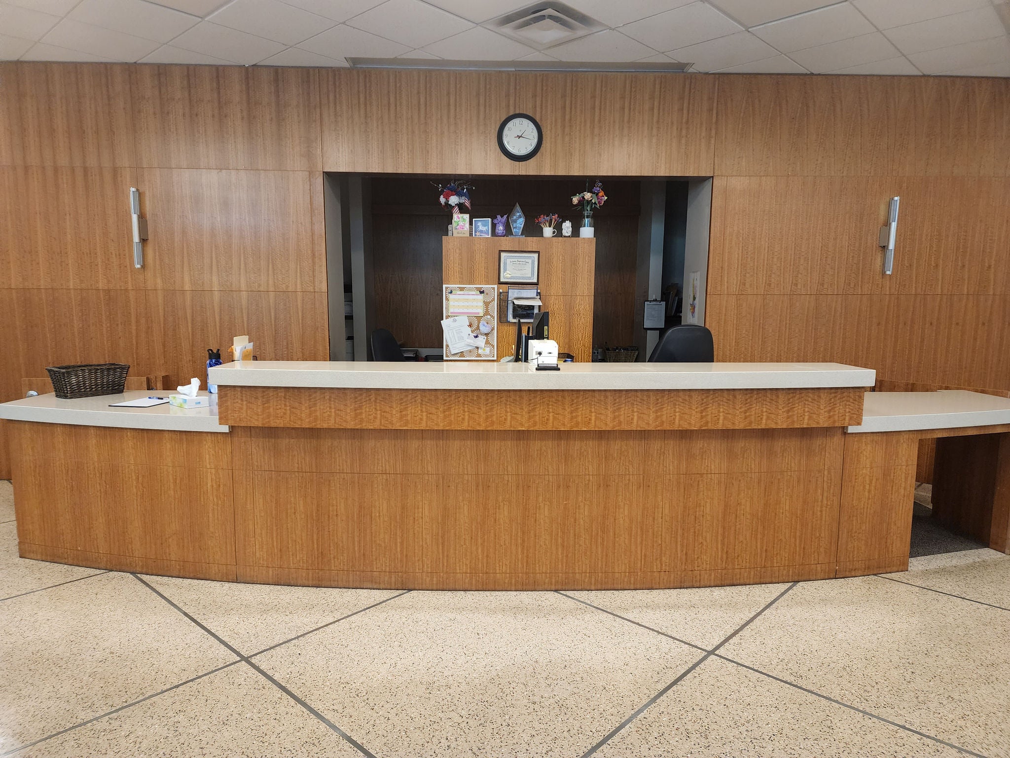 Front Desk in the Jury Assembly Center