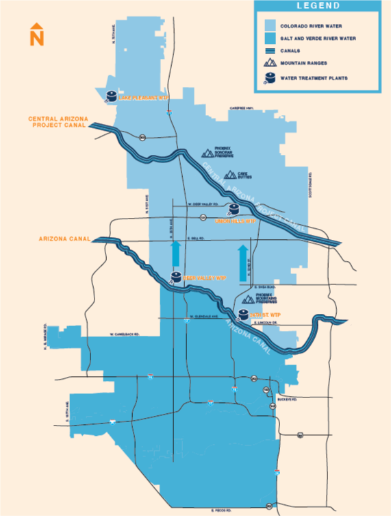 Map of Phoenix 