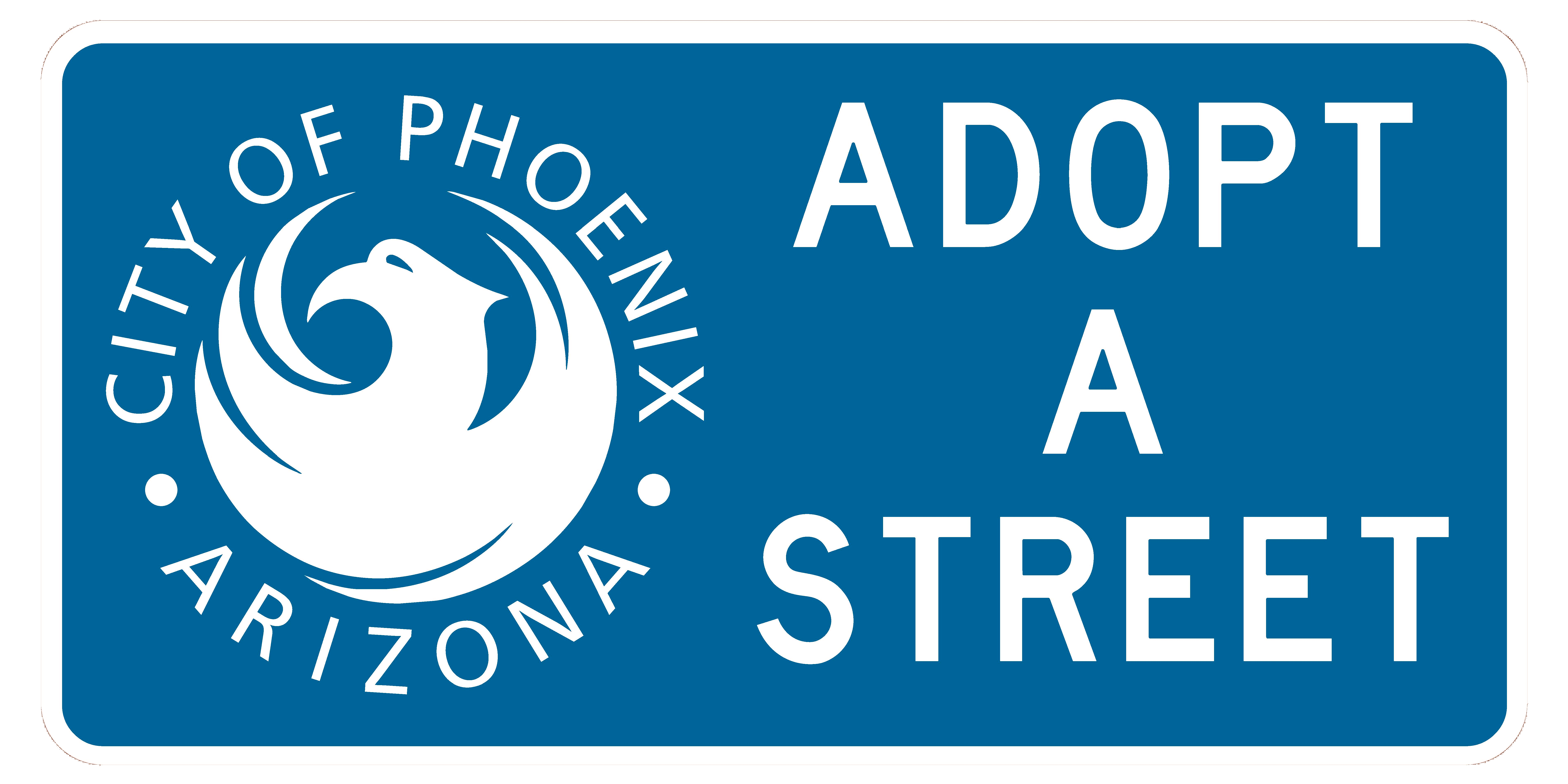 Adopt a street blue logo