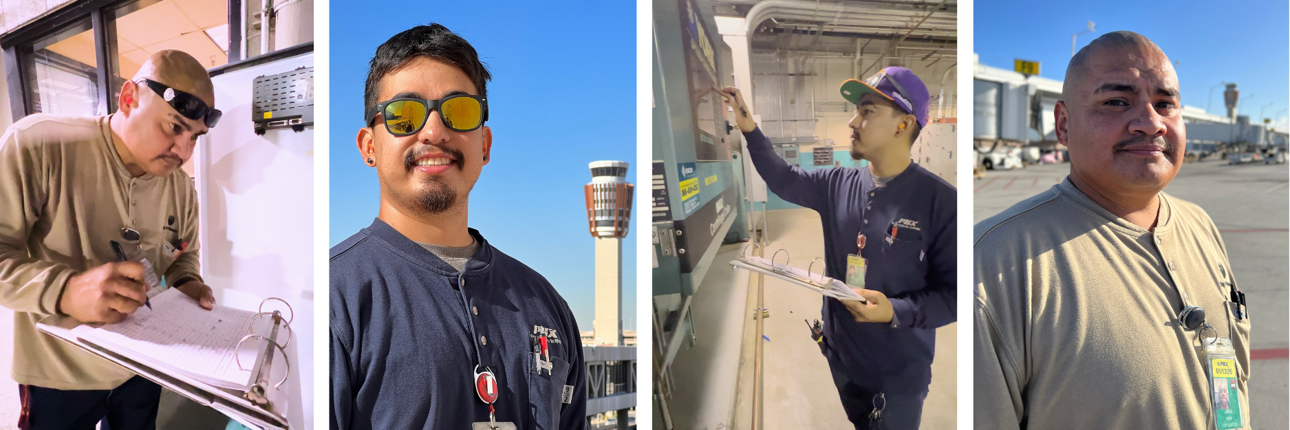 Two different HVAC/BEO Apprentices in uniform