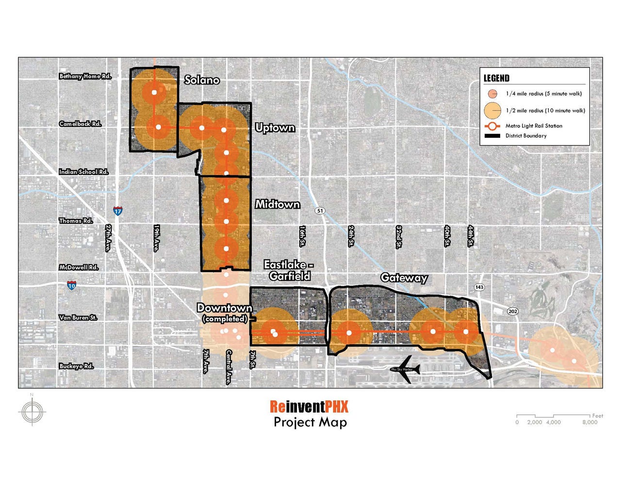 ReinventPHX project map