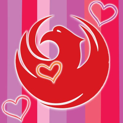 Valentines Day themed social media icon