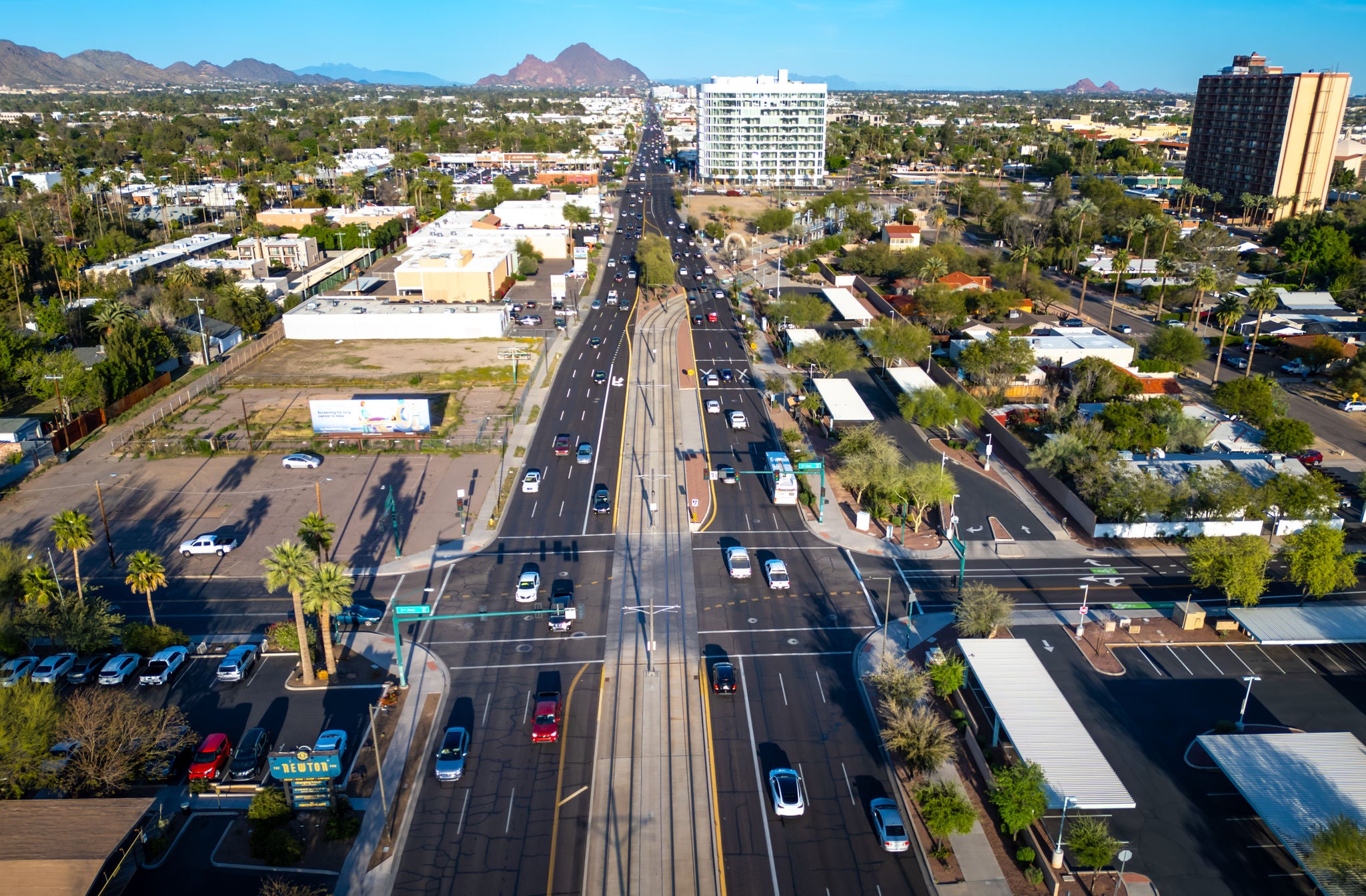 Aerial photo of Downtown Phoenix