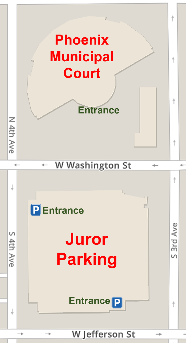 Map of Court and Parking Garage