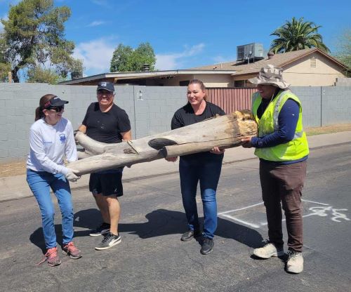 neighborhood clean-up