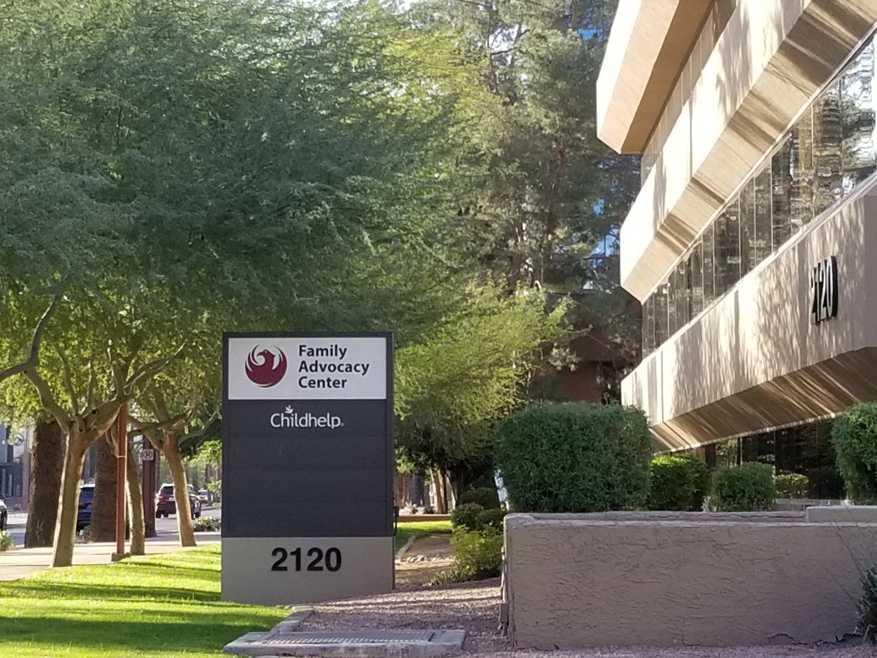 Exterior view of the Family Advocacy Center