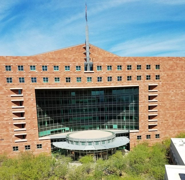 Front view of the Phoenix Municipal Court
