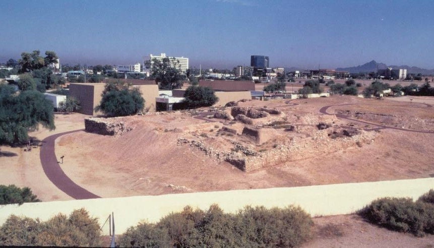 S'edav Va'aki archaeological site from above.