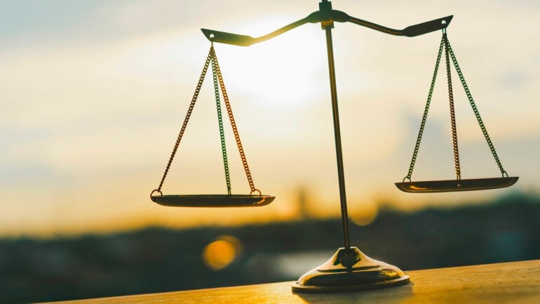 An image of scales expressing equality