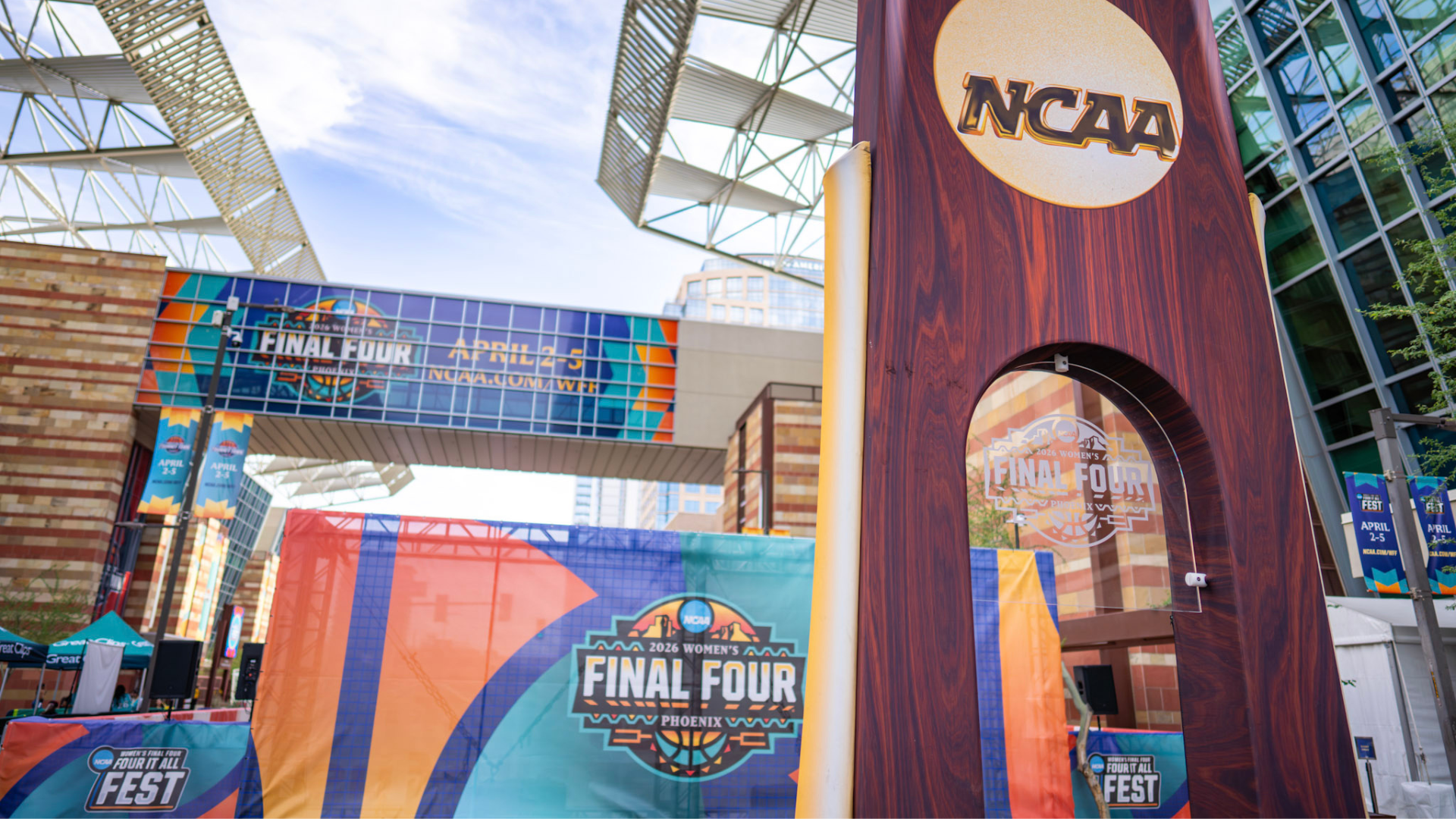 Championship week brought tens of thousands to downtown Phoenix for sold-out games, free fan events and community impact initiatives.
